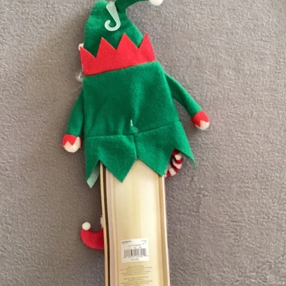 NEW-St.Nicholas square gnome wine cover